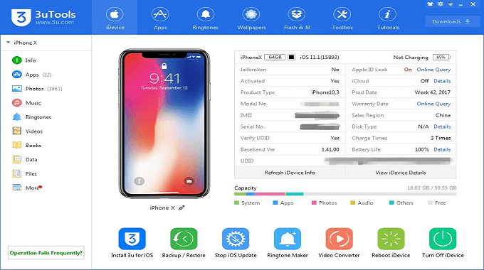 3uTools - All-in-One iOS Device Management & Flash Tool