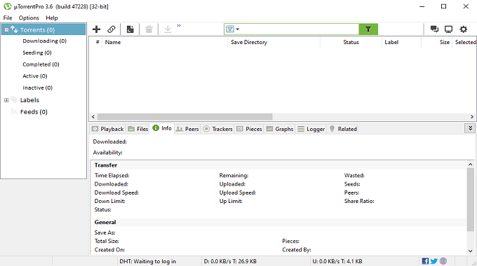 Torrent - Supports file game and video downloads